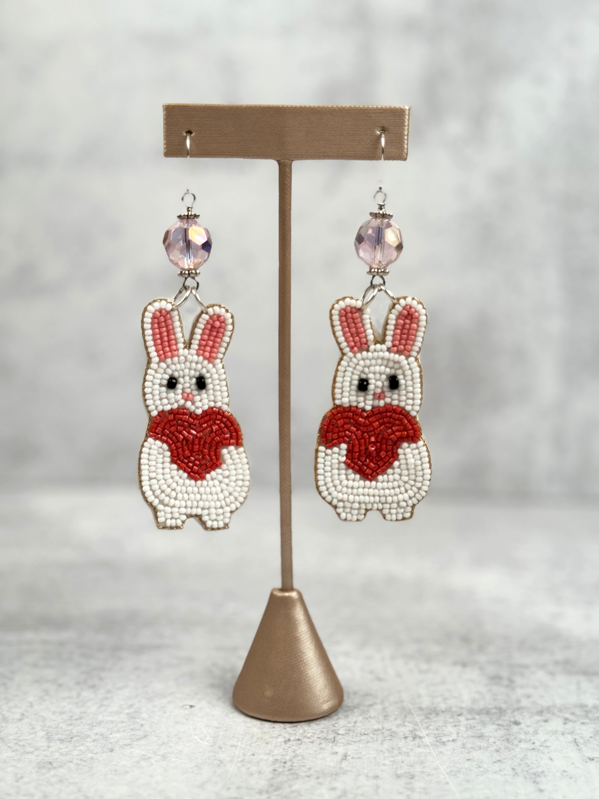 Bunnies and Hearts Earrings