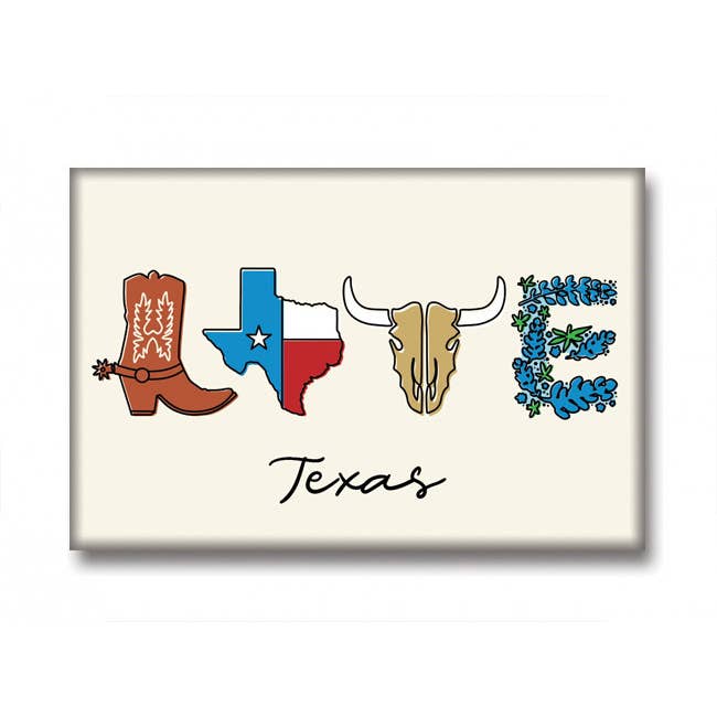 Love Texas Magnet
