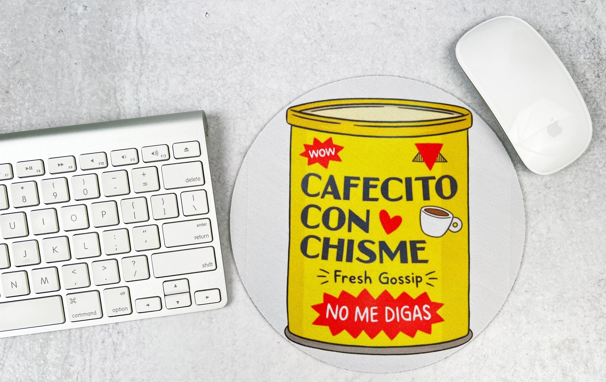 Cafecito con Chisme Mouse Pad