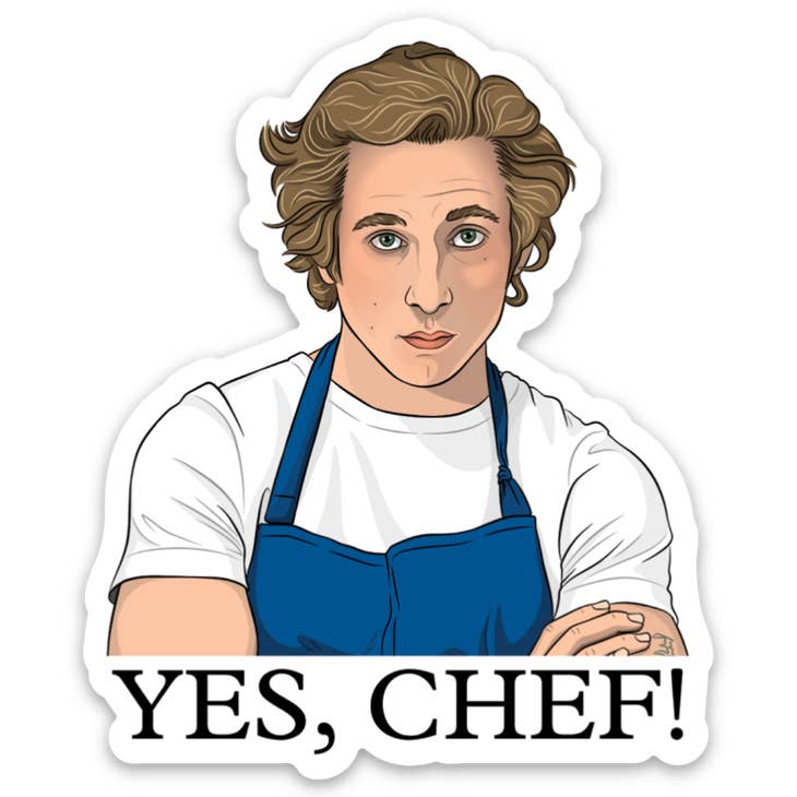Yes, Chef! Jeremy Allen Sticker