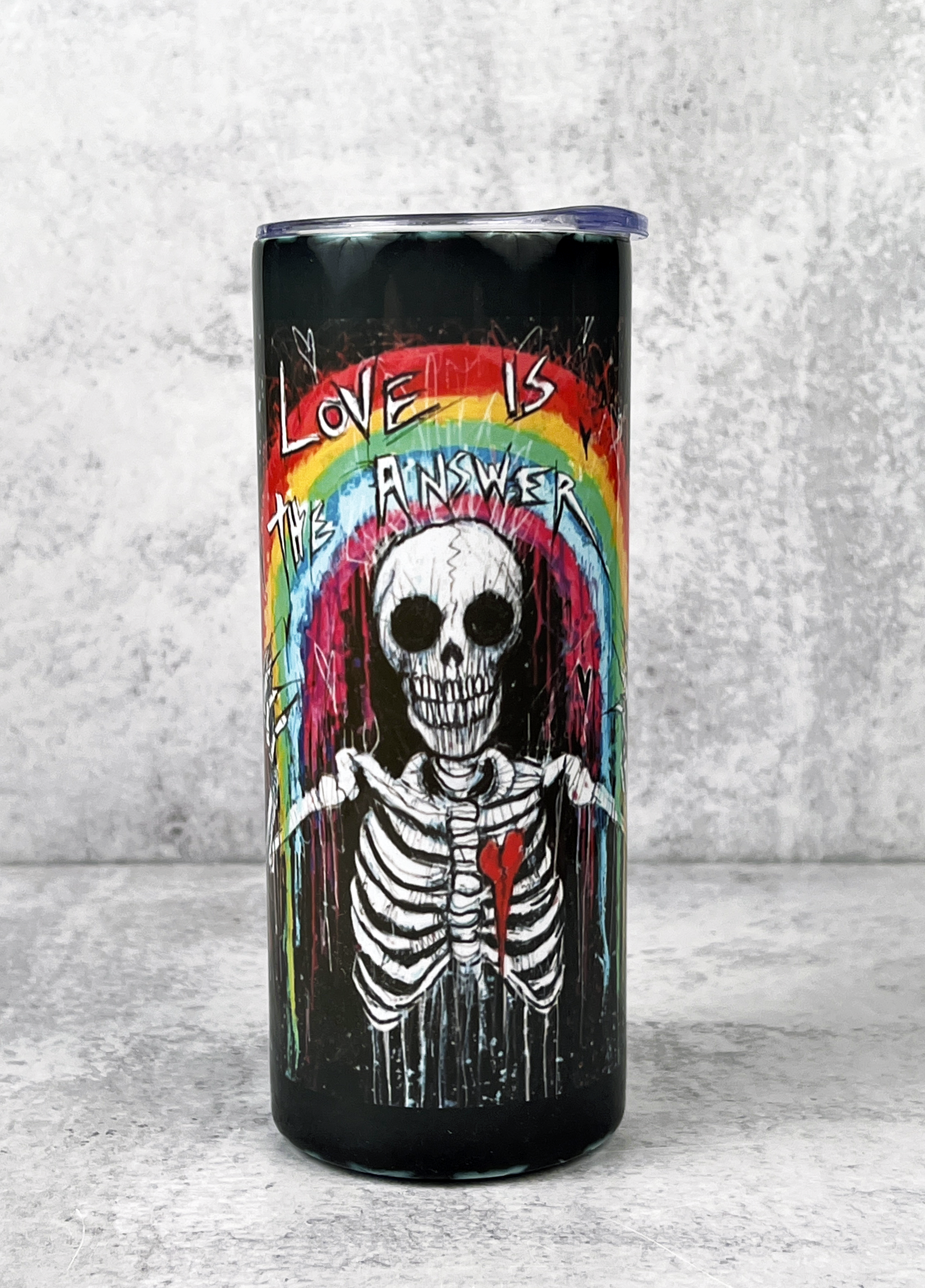 Skeleton Love is the Answer Insulated Tumbler