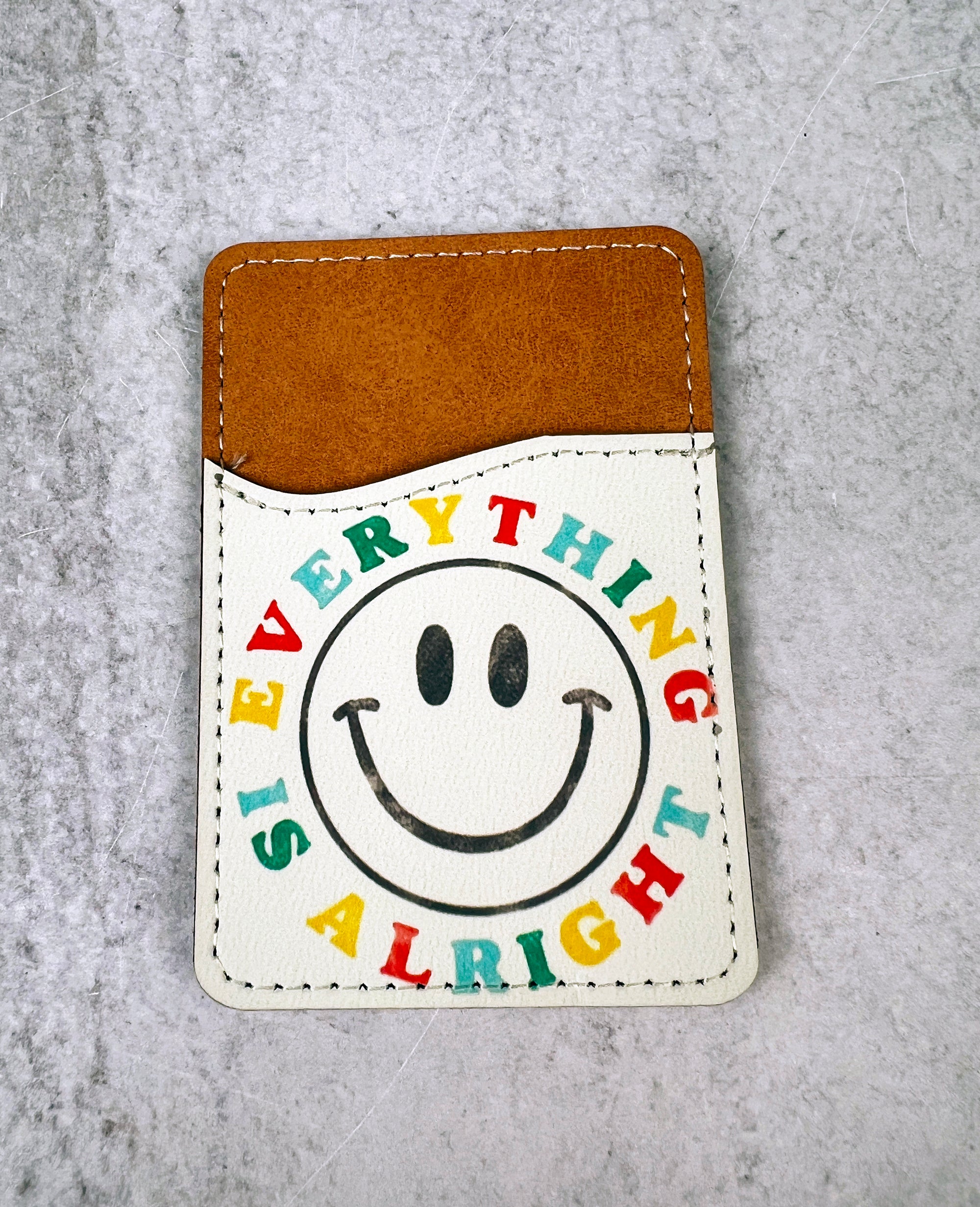 Smiley Face Phone Wallet