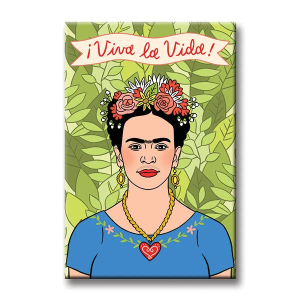Frida Kahlo 'Viva la Vida' Magnet