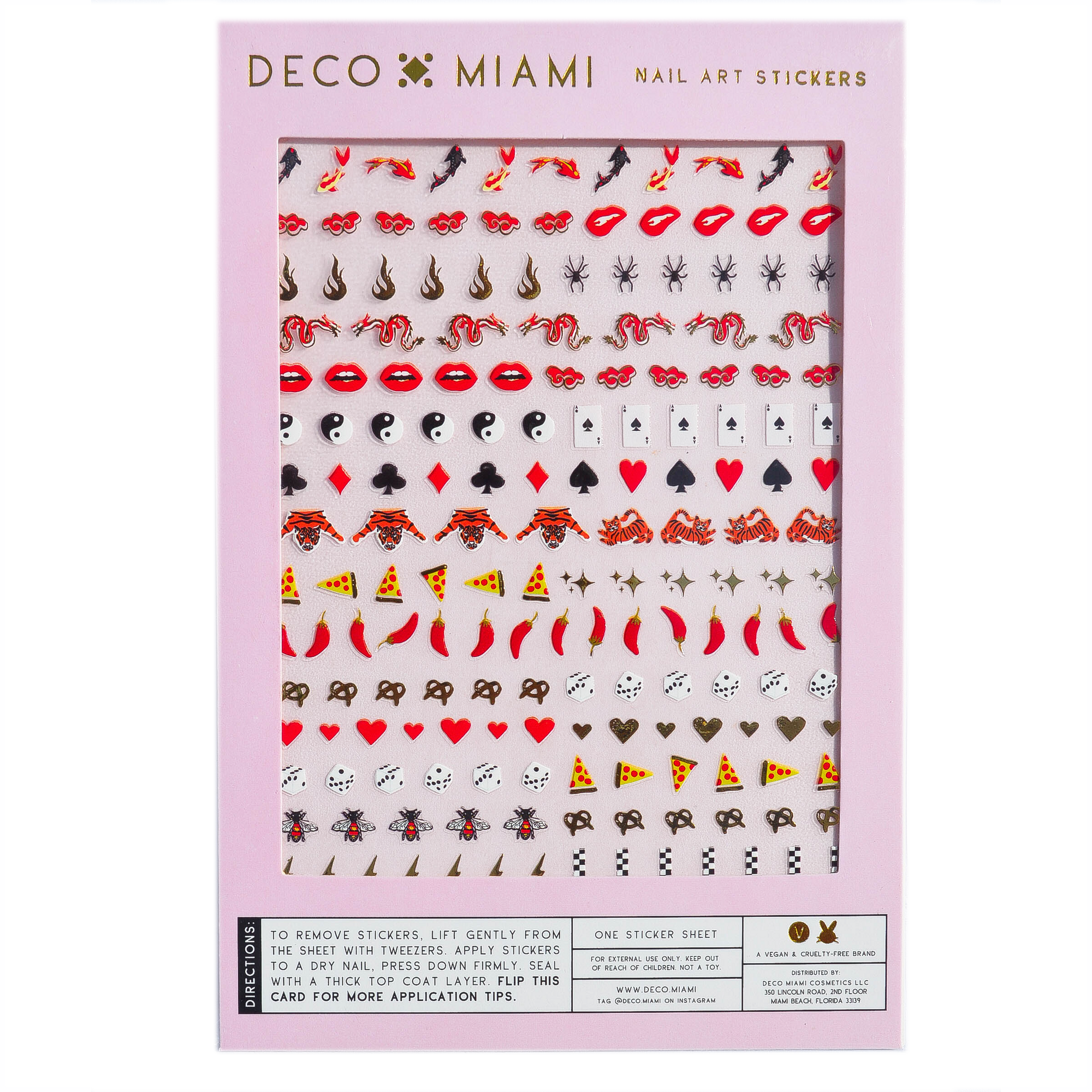 Deco Miami Nail Art Stickers JACKPOT