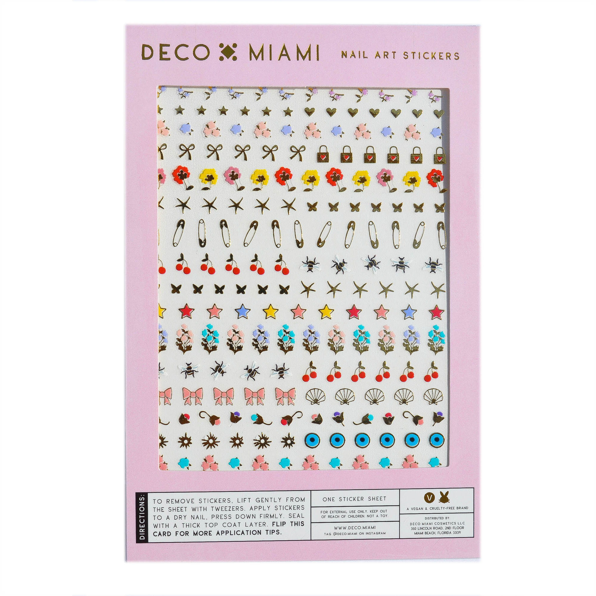 Deco Miami Nail Art Stickers MON CHERI