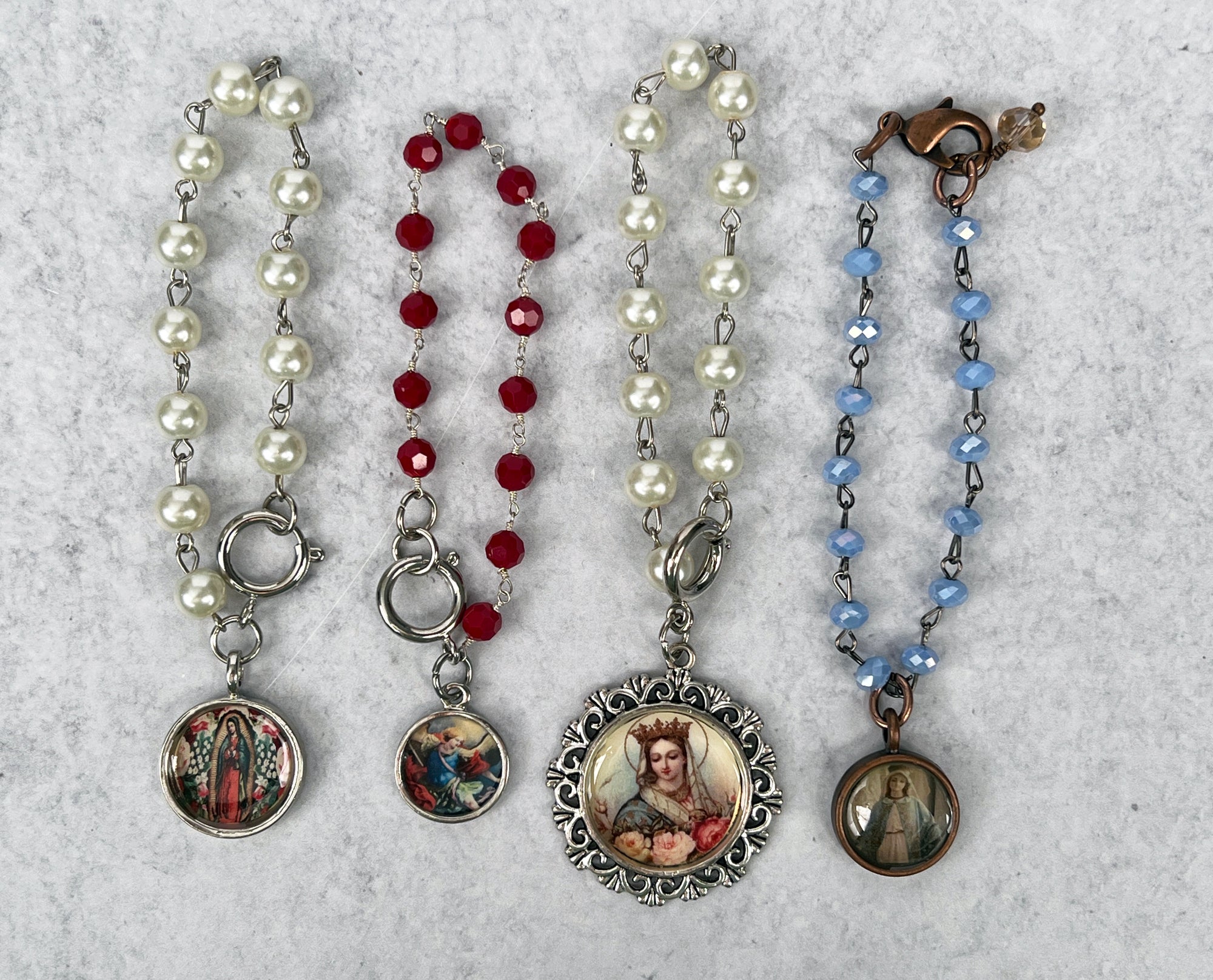 Religious Saints Beaded Bracelet