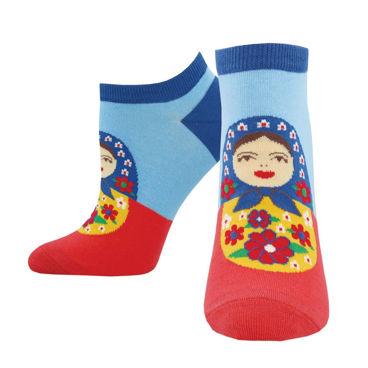 Matroyshka Womens Ankle Socks
