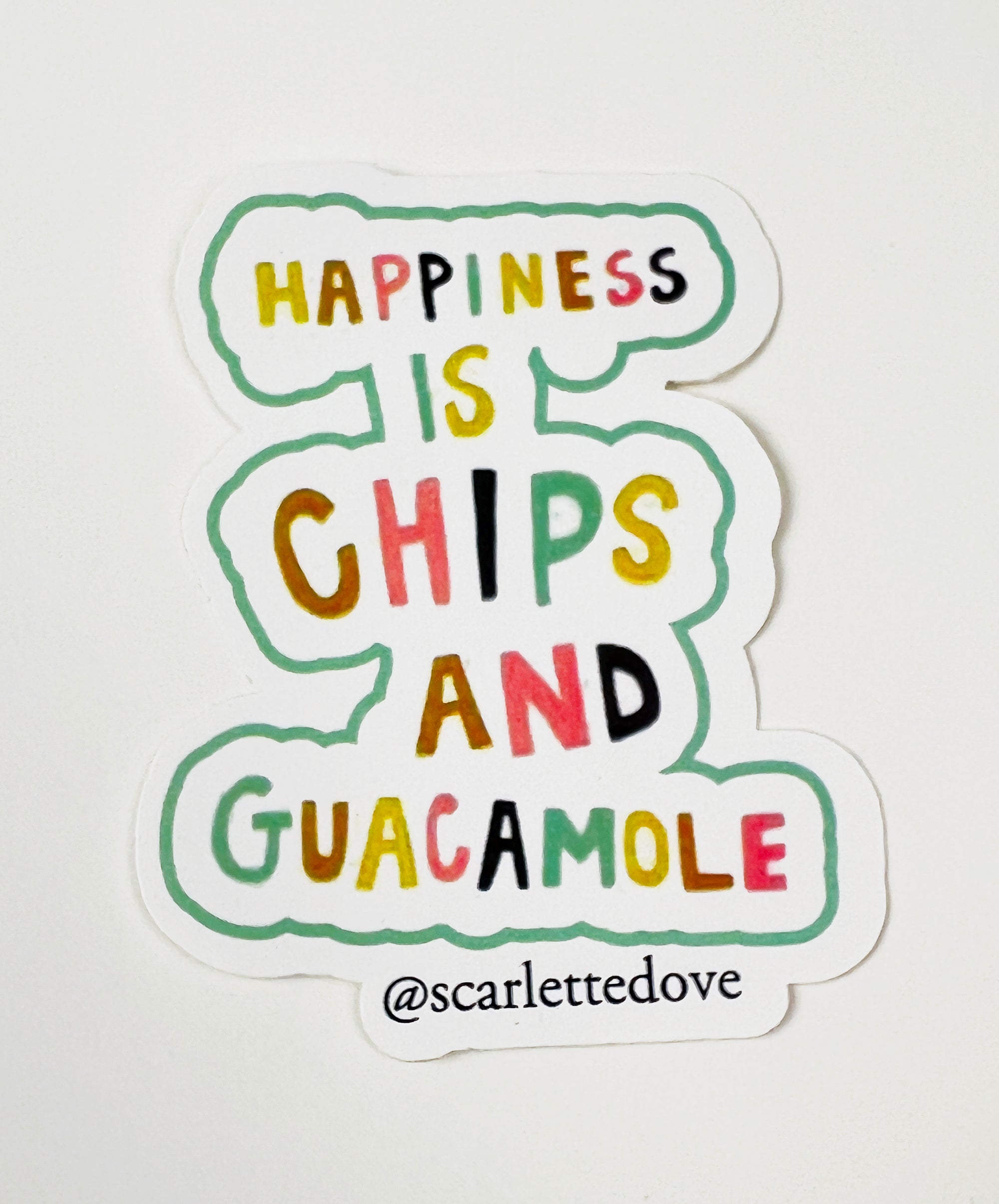 Chips and Guacamole Sticker