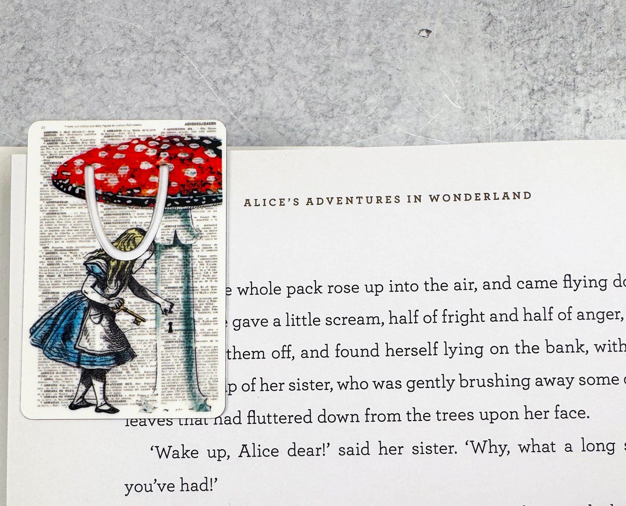Alice in Wonderland Metal Bookmark