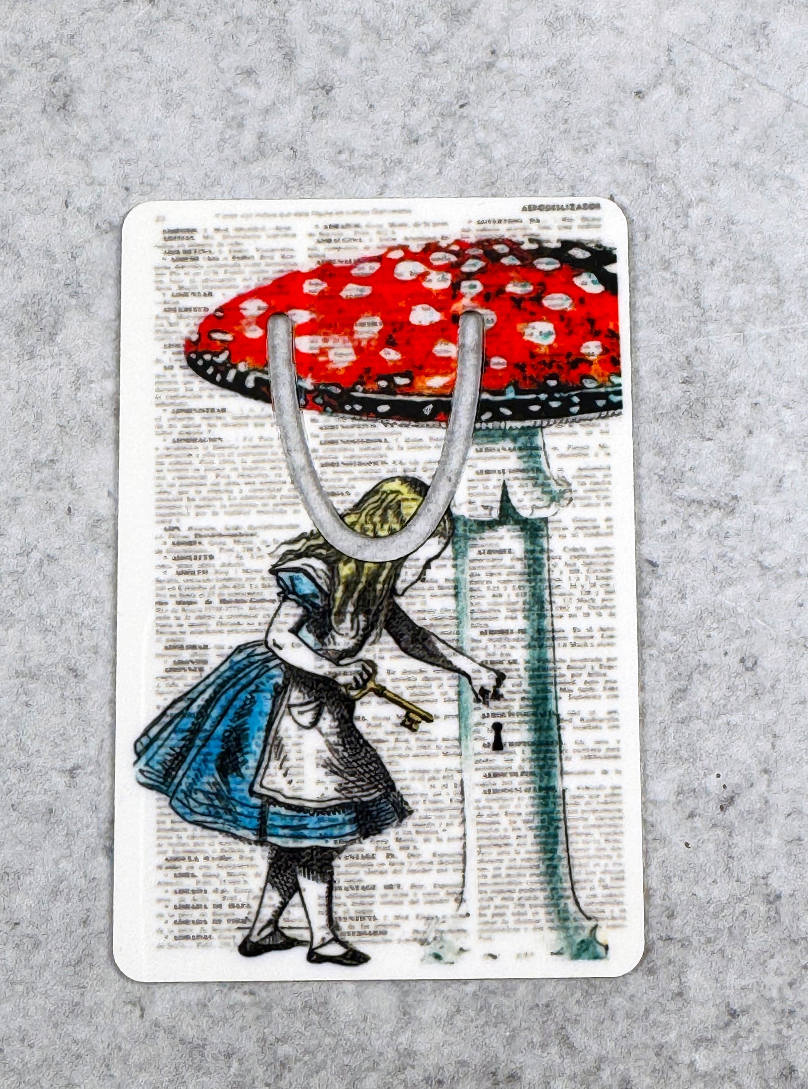 Alice in Wonderland Metal Bookmark