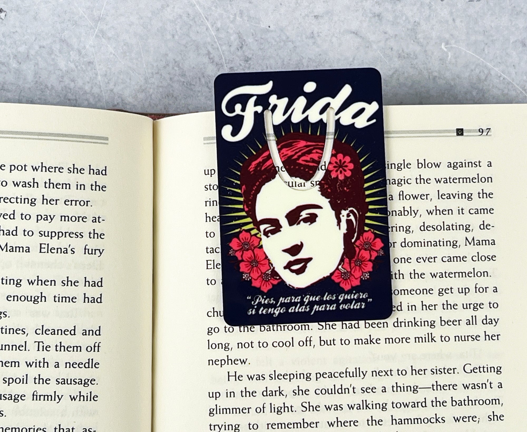 Frida Kahlo 'Why do I Want my Feet..' Metal Bookmark