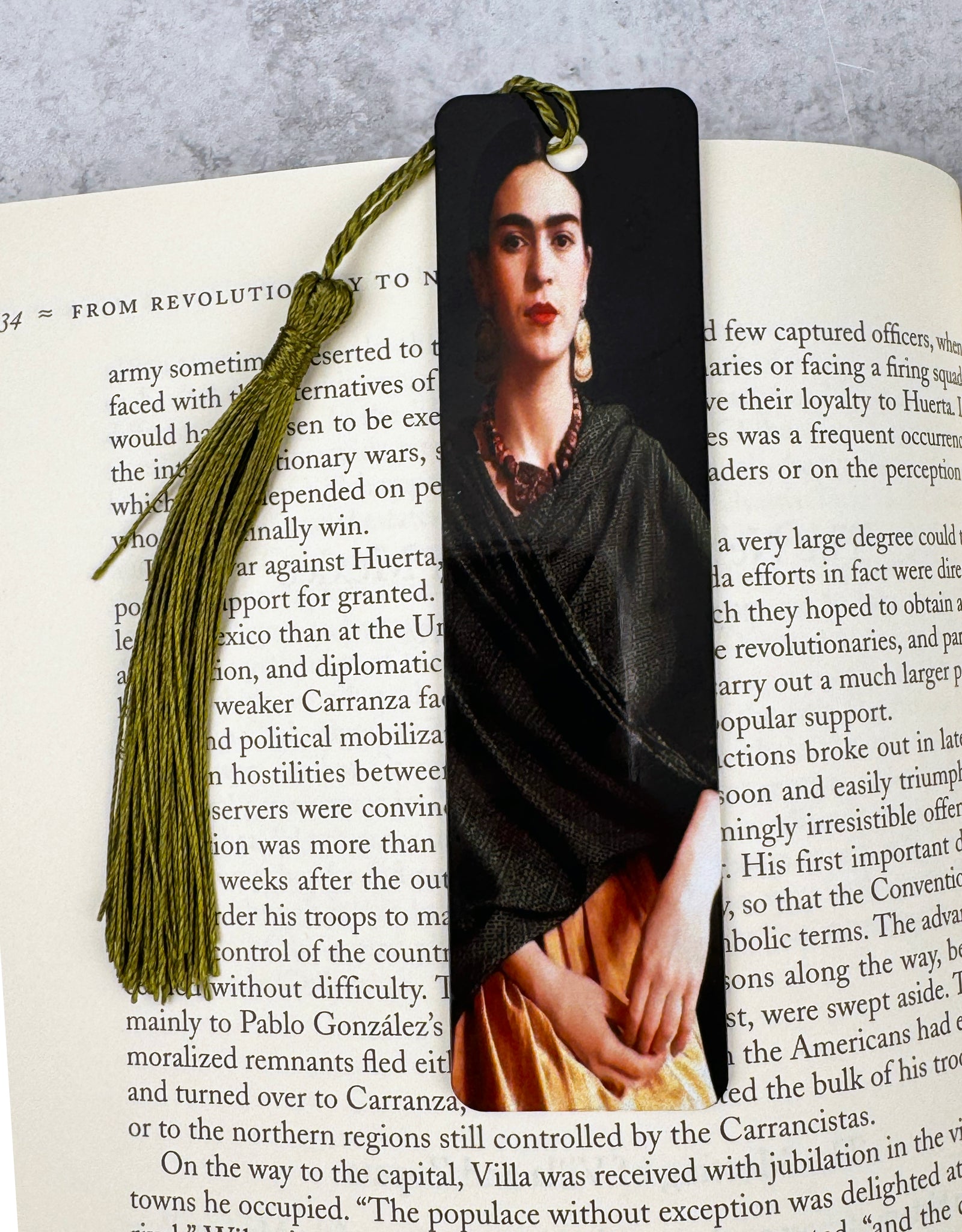 Frida Kahlo Tassel Bookmark