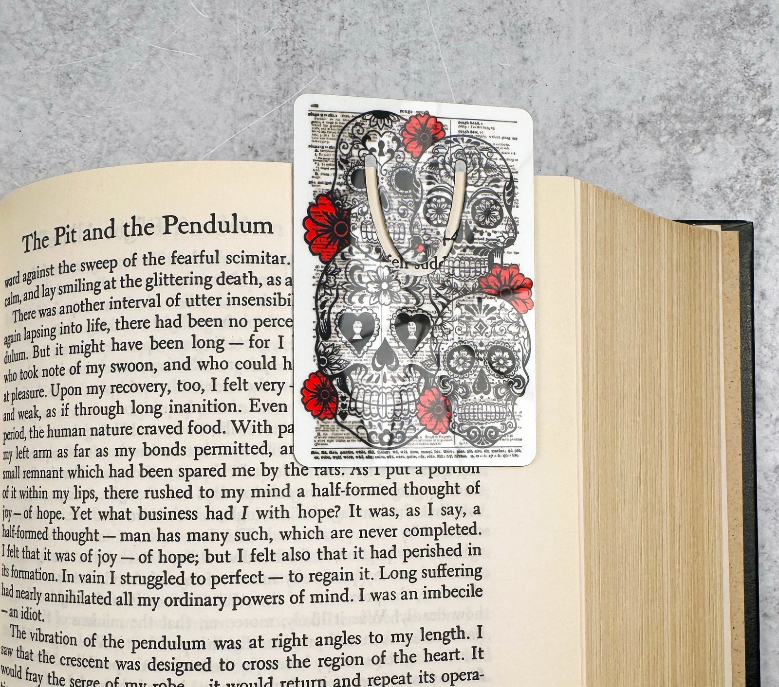 Cluster of Mexican Calaveras Metal Bookmark