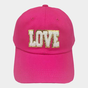 Embroidered LOVE Baseball Cap