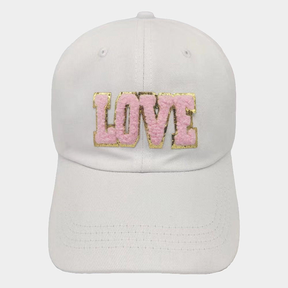 Embroidered LOVE Baseball Cap