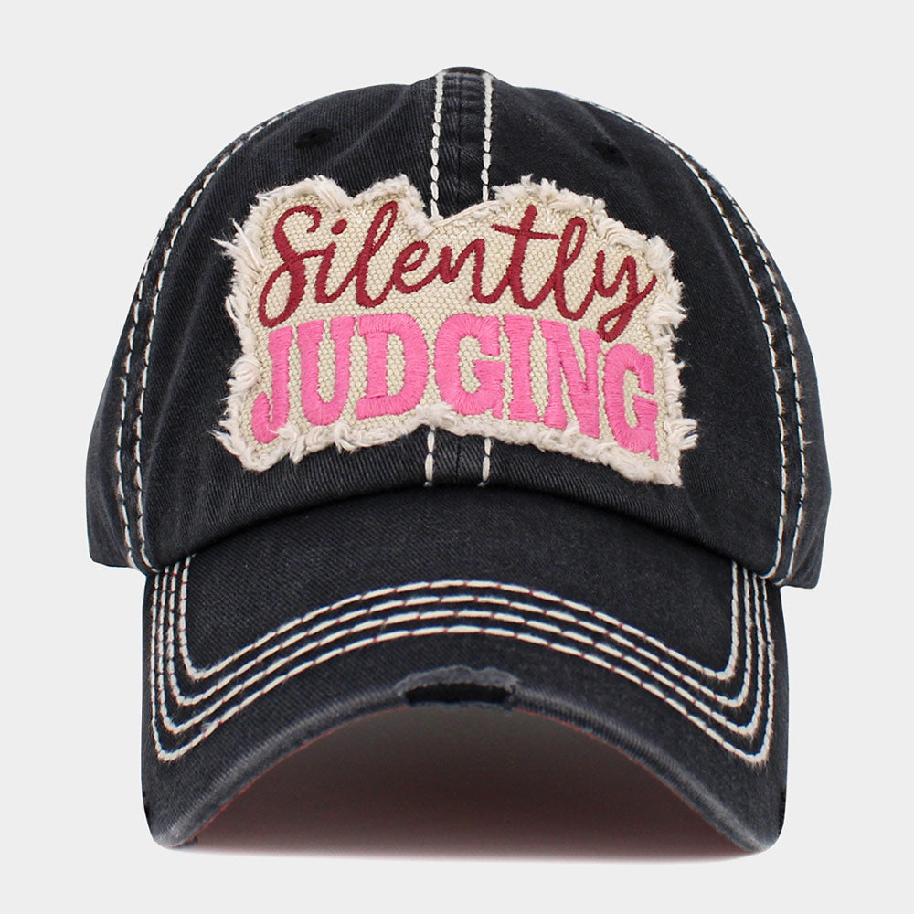 Silently Judging Baseball Cap