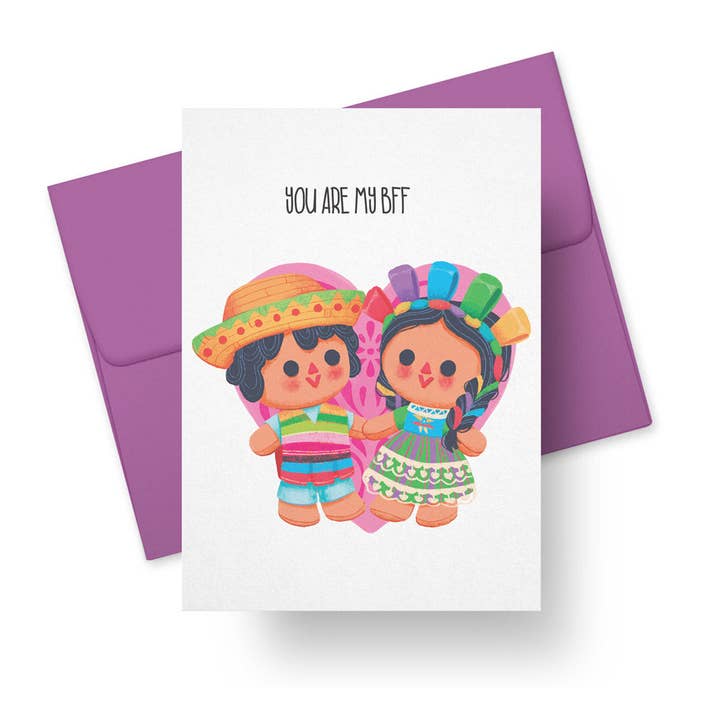 You Are my BFF Blank Card