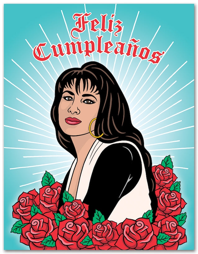 Selena Blank Birthday Card