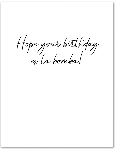 Celia Cruz Birthday Card