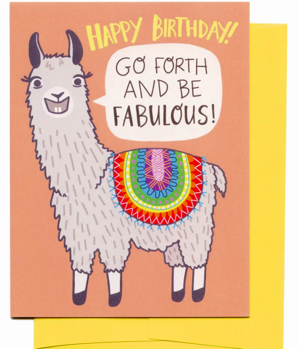 LLama Birthday Card