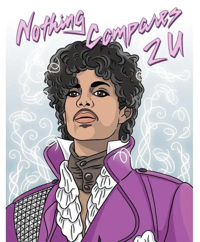 Prince 'Nothing Compares To You Greeting Card