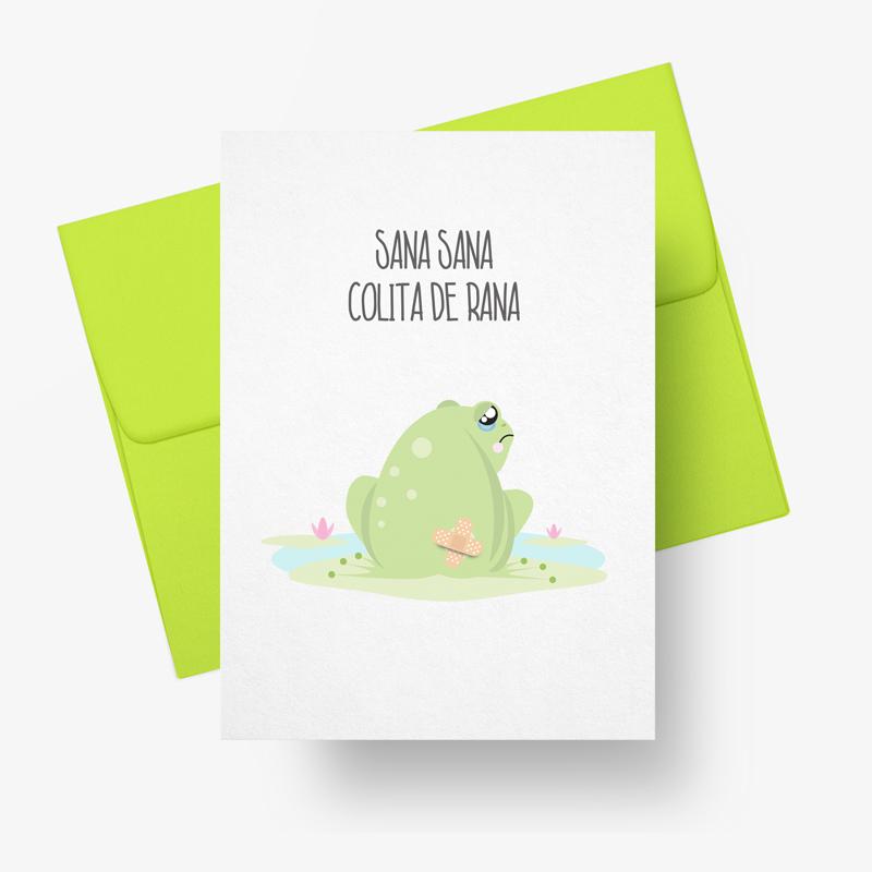 Sana, Sana Colita De Rana Blank Card