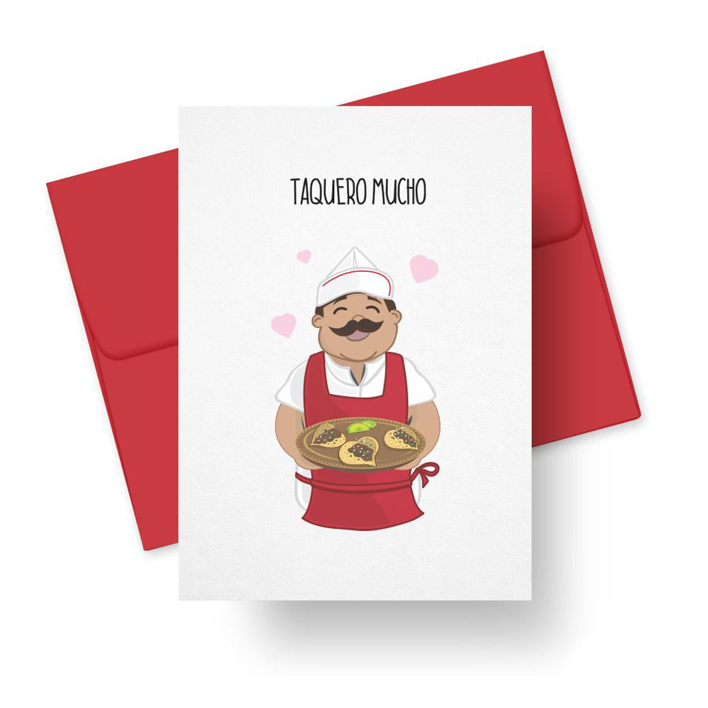 Taquero Mucho Blank Card