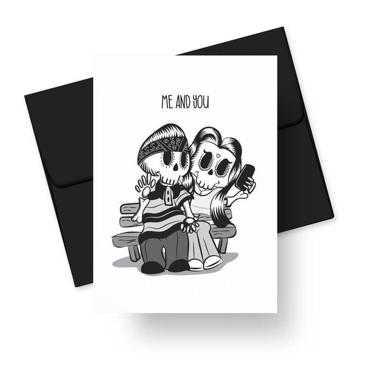 Me and You Blank Card