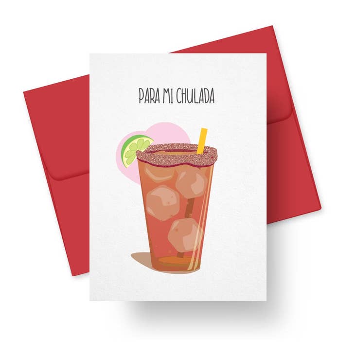 Para Mi Chulada Blank Card