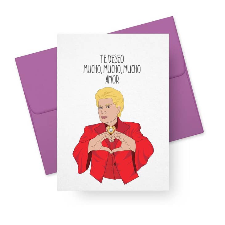 Te Deseo Mucho, Mucho, Mucho Amor Blank Card