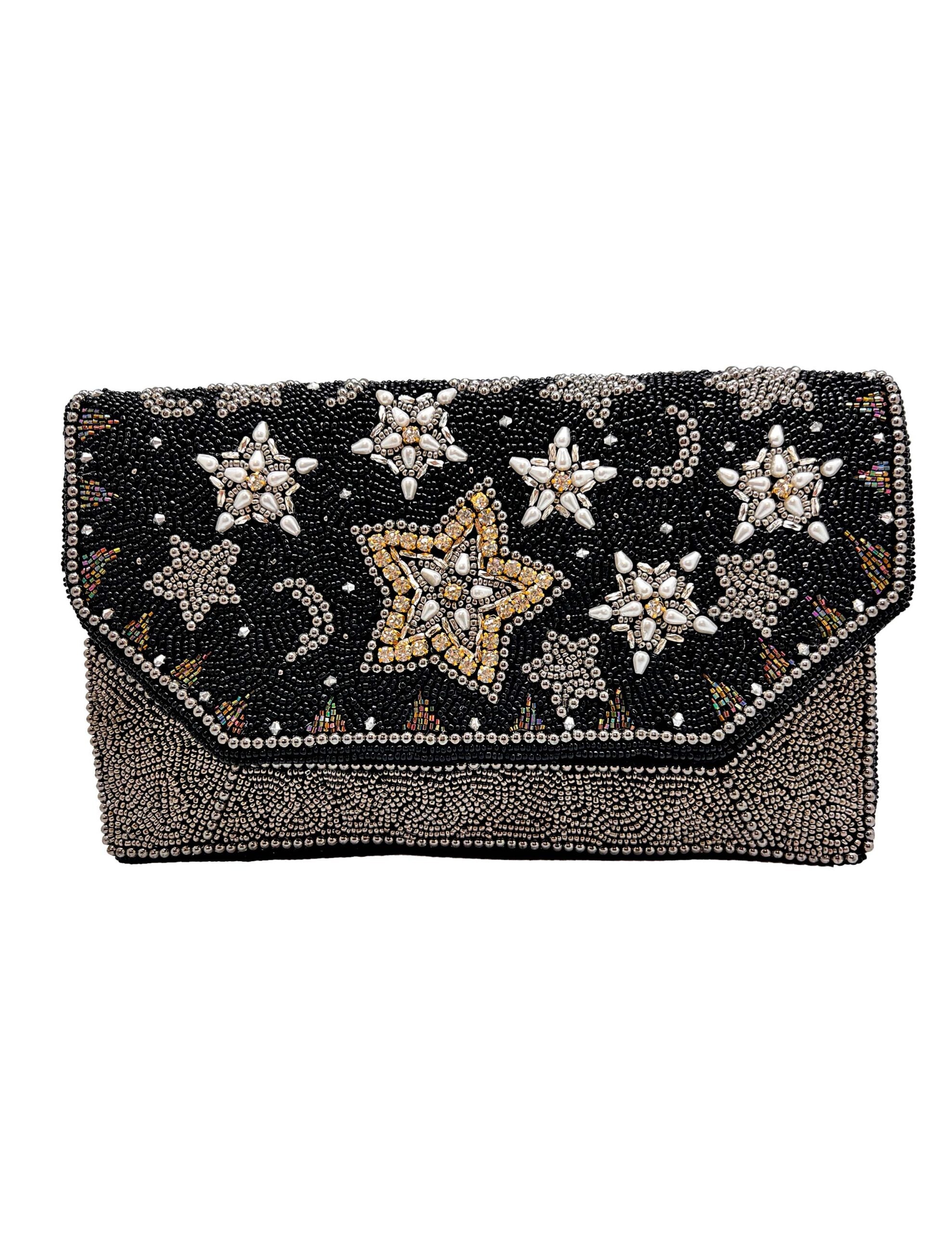 Celestial Beaded Clutch