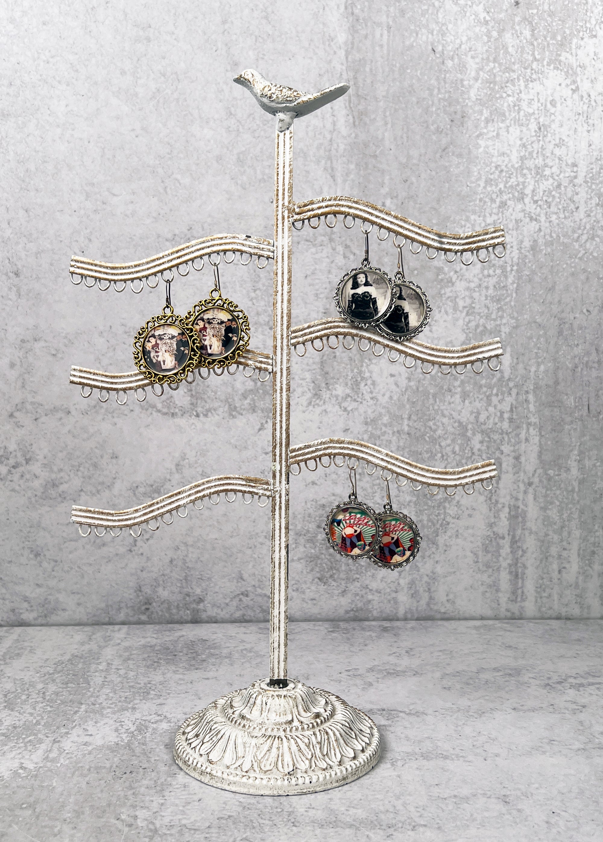 Mexican Folk Art Large Charm Earrings