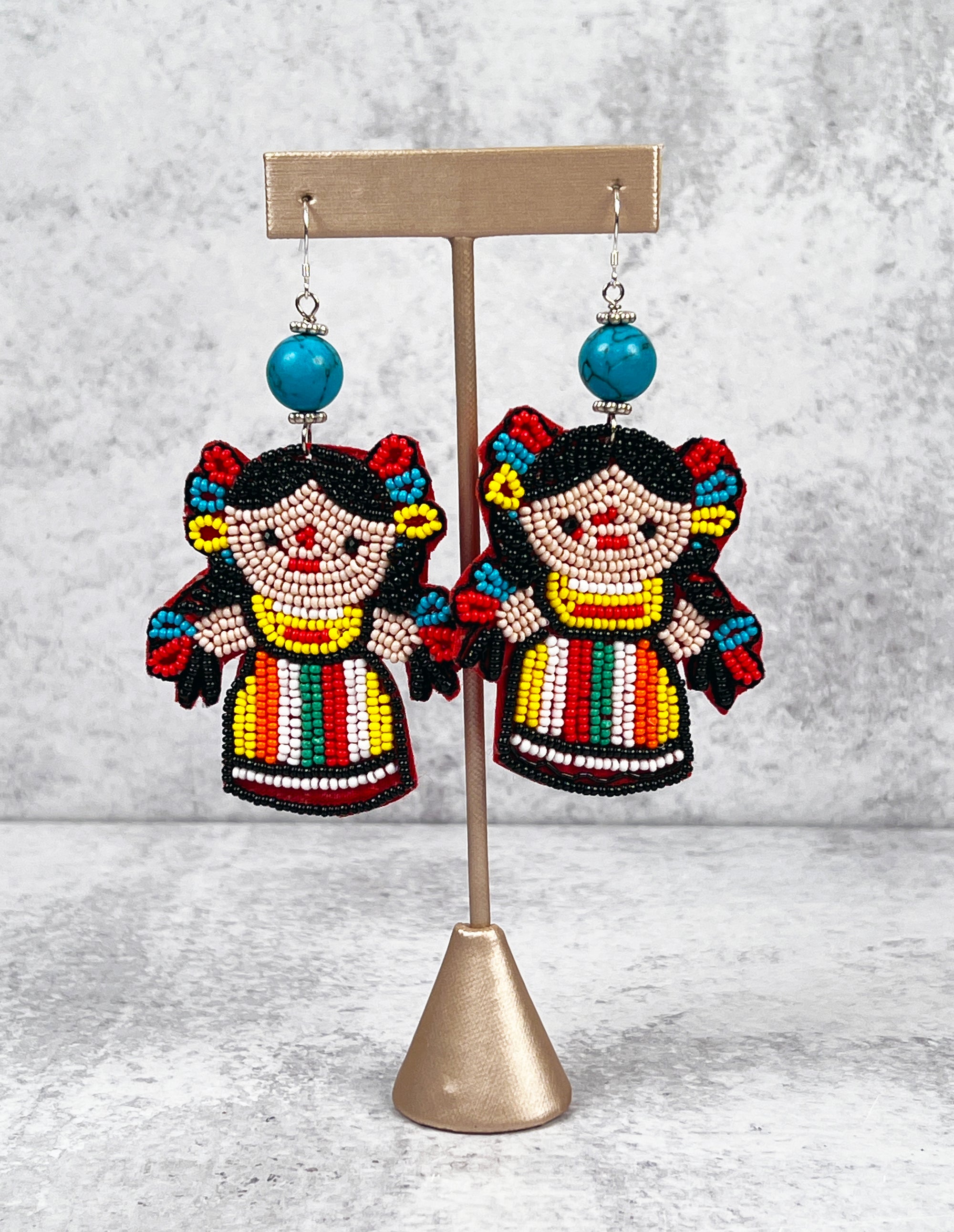 Indigenous Mexican Doll Earrings