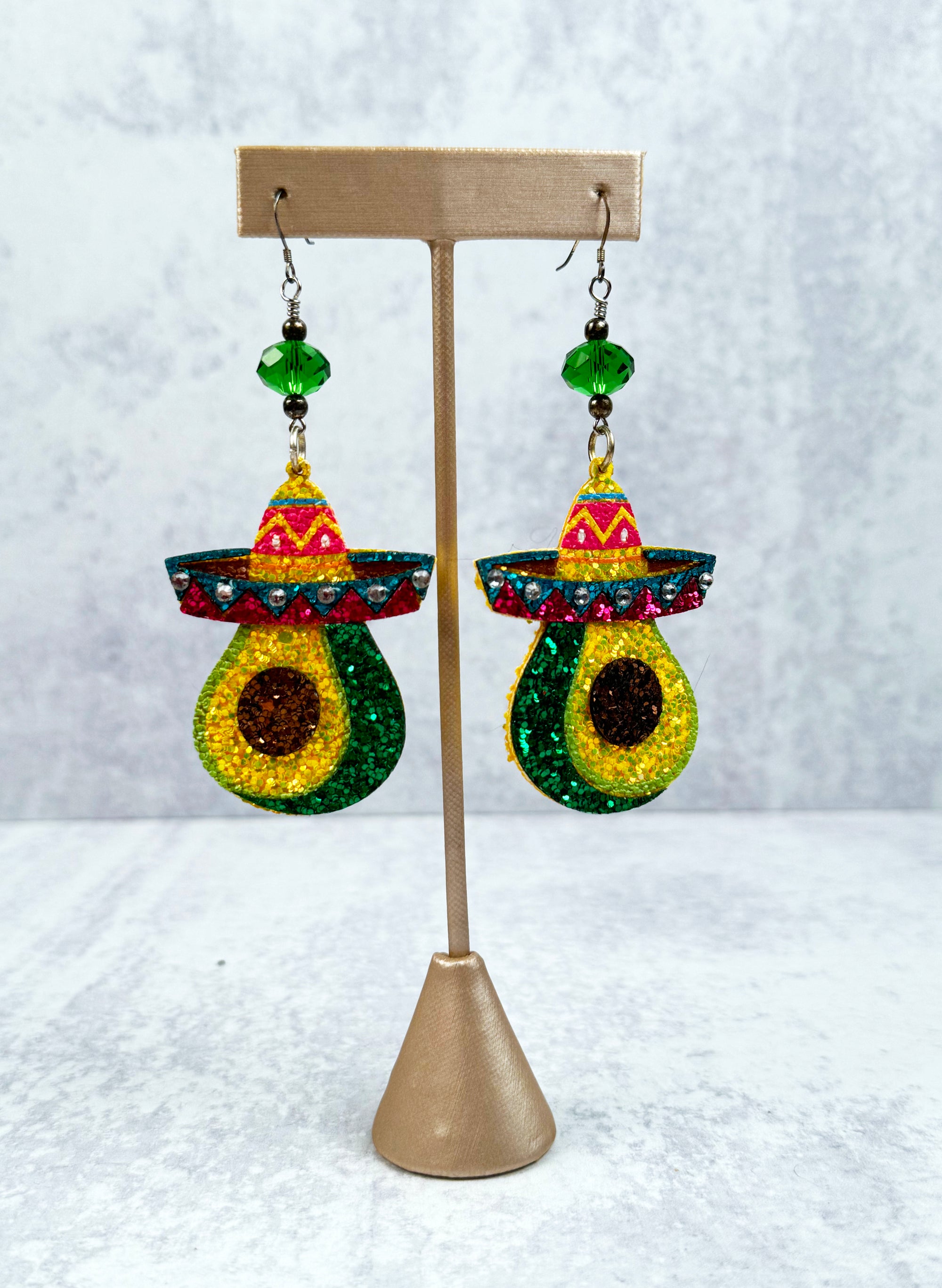 Playful Avocado Earrings