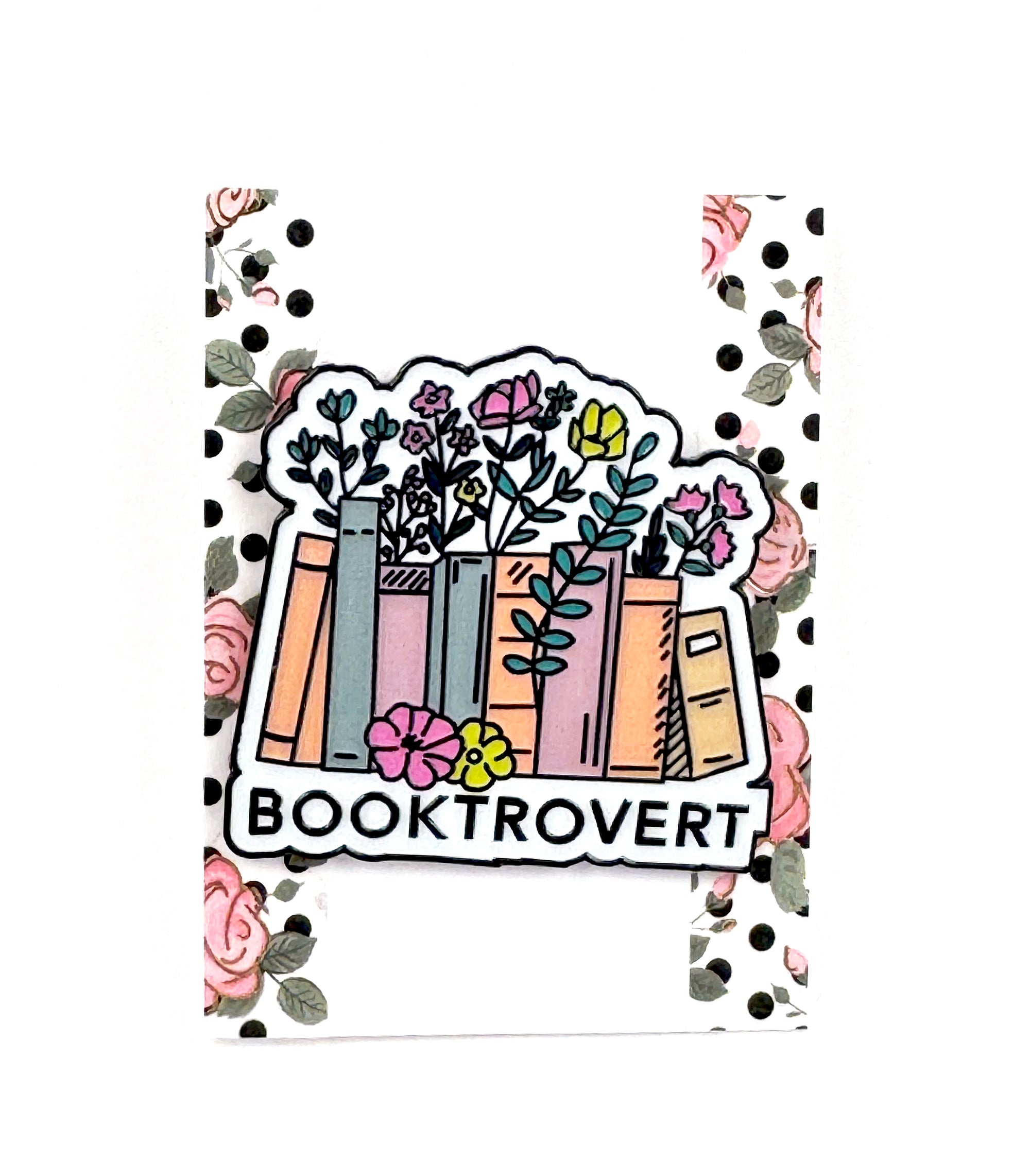 Booktrovert Enamel Pin