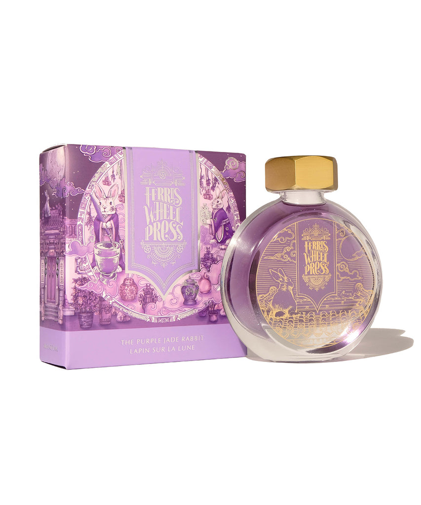 Ferris Wheel Press Curious Collaborations Lunar New Year Purple Jade Rabbit Bottle Ink