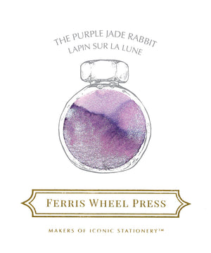 Ferris Wheel Press Curious Collaborations Lunar New Year Purple Jade Rabbit Bottle Ink