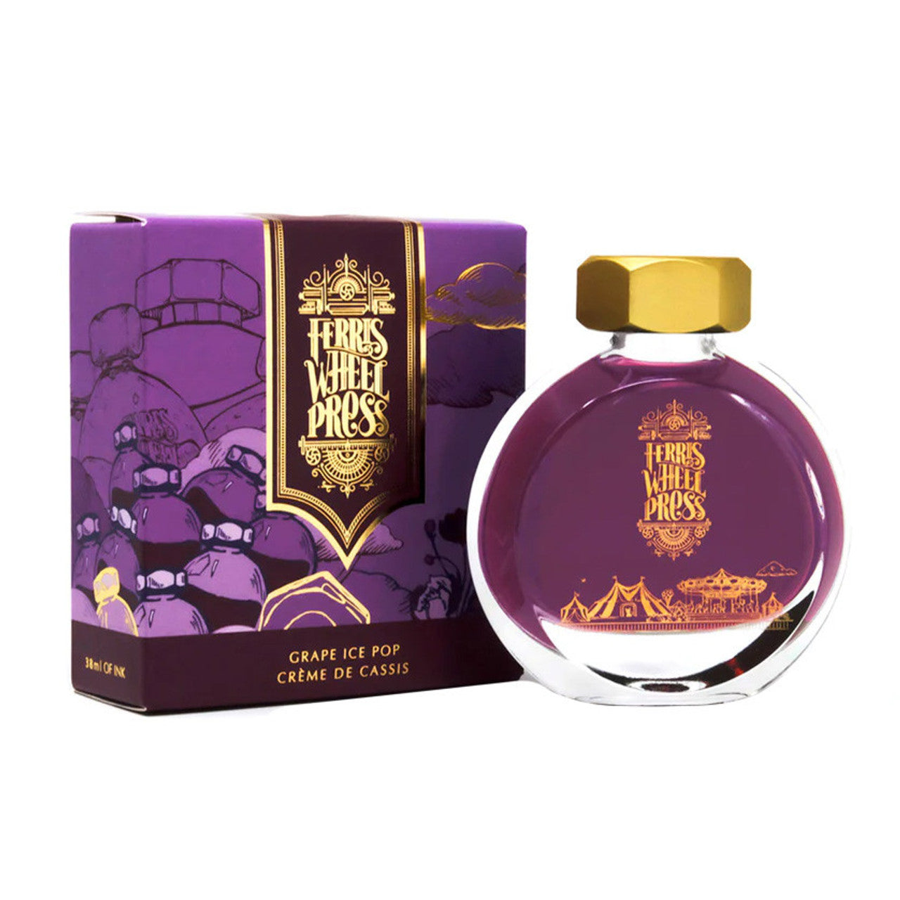 Ferris Wheel Press Grape Ice Pop Bottle Ink