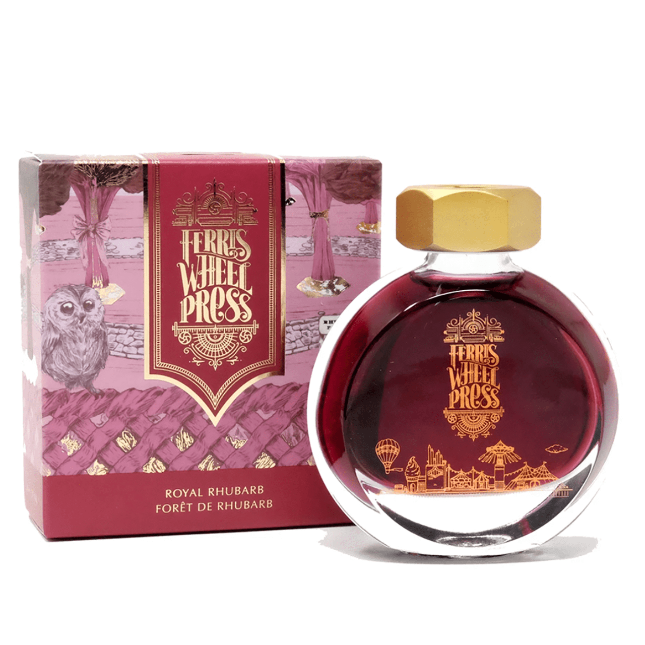 Ferris Wheel Press Royal Rhubarb Bottle Ink