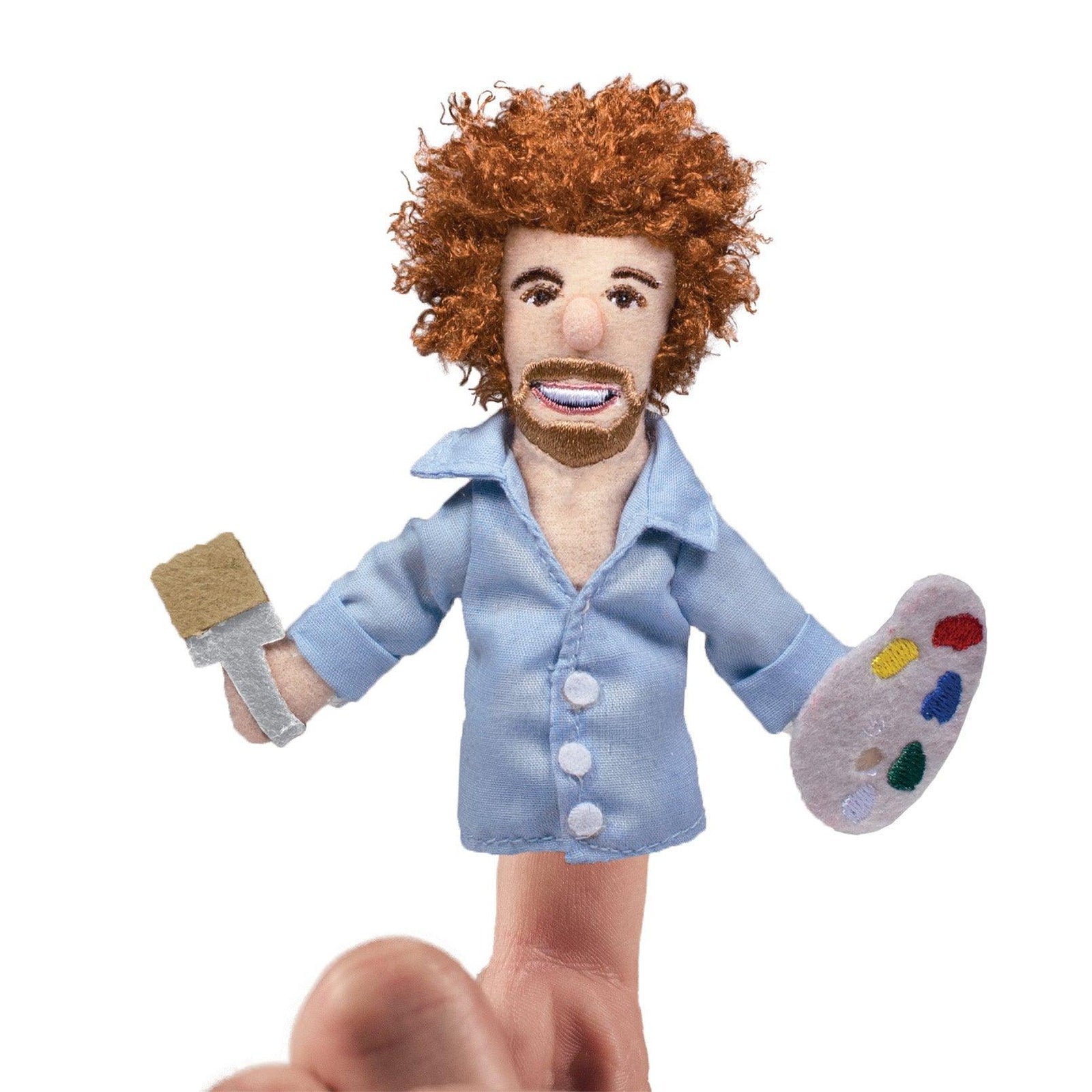Bob Ross Finger Puppet