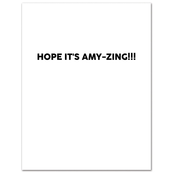 Amy Winehouse Happy Birthday Card