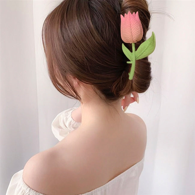 Tulip Claw Hair Claw Clip
