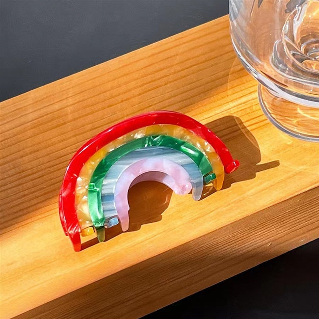 Rainbow Hair Claw