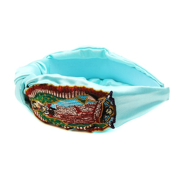 Guadalupe Embroidered Knotted Headband