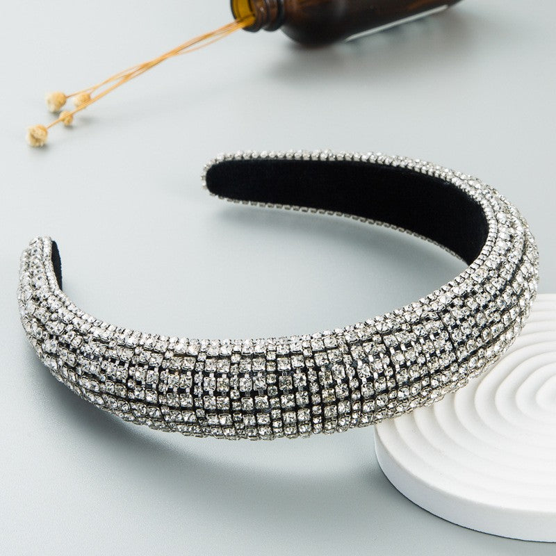 Clear Rhinestones Headband
