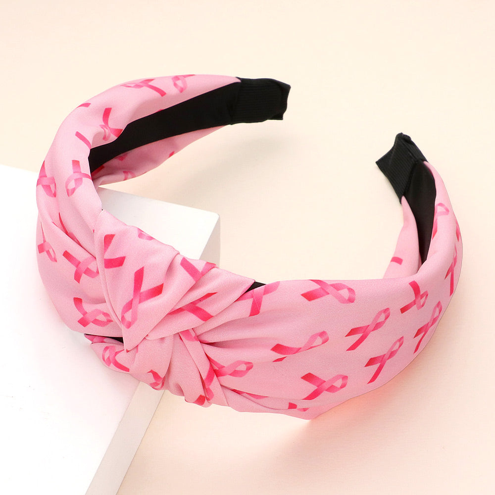 Cancer Ribbons Knotted headband