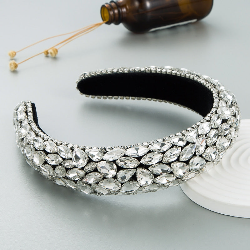 Clear Rhinestone Headband