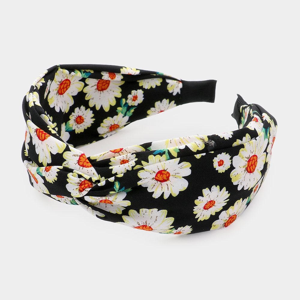 Daisy Print Headband