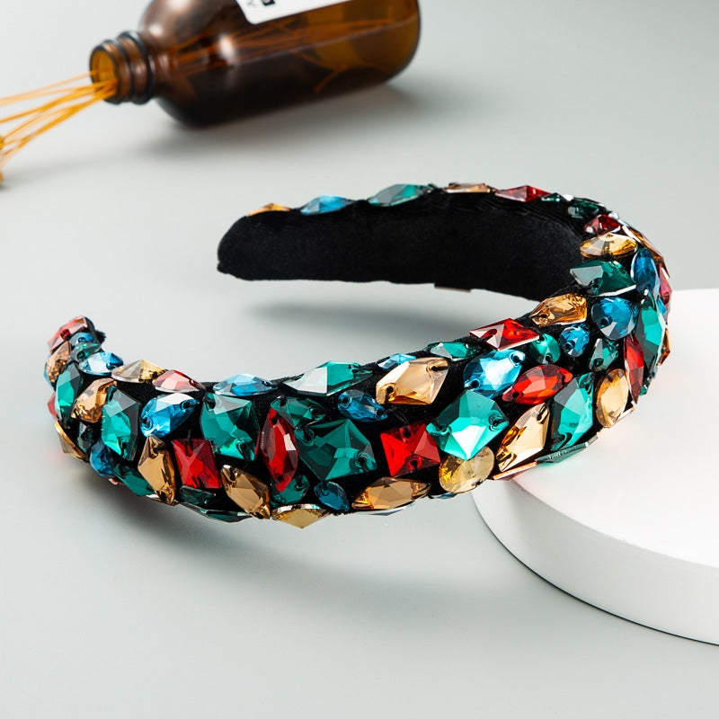 Warm Shades of Multi-Gems Headband
