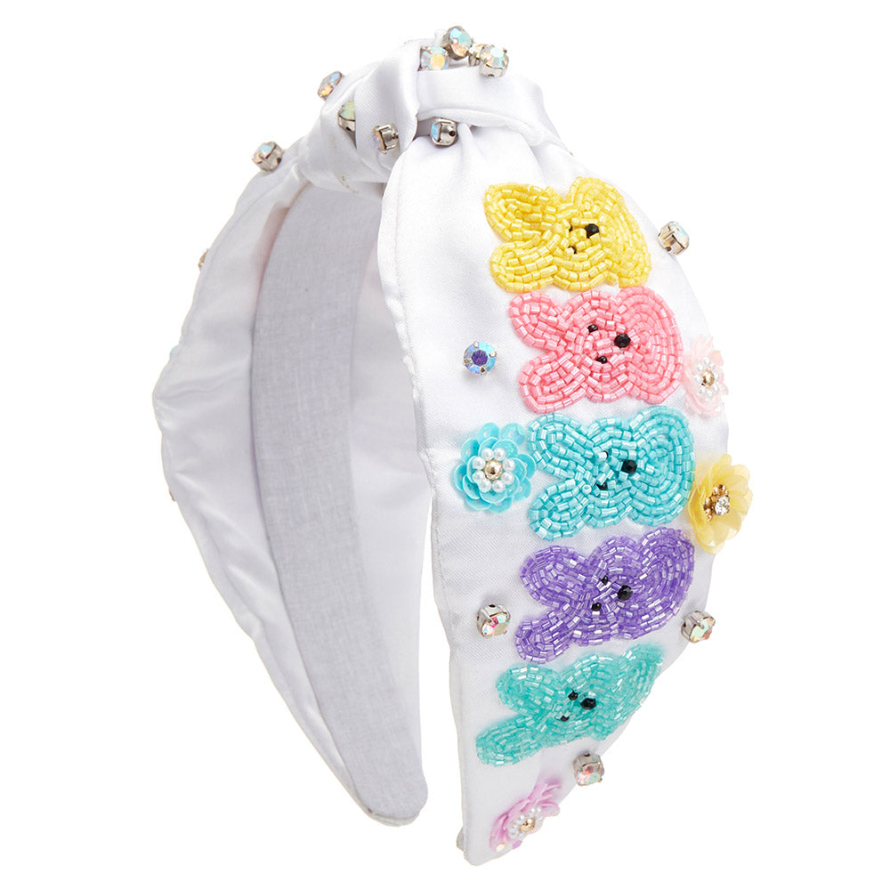 Play Bunny Peeps Seed Bead Headband